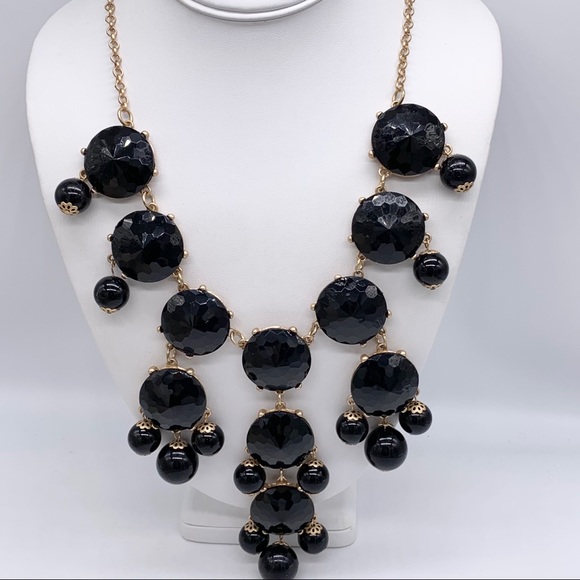 J. Crew Jewelry - J. Crew Black Bubble Necklace